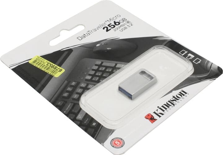 Kingston DataTraveler Micro <DTMC3G2/256GB> USB3.2 Flash Drive 256Gb (RTL)