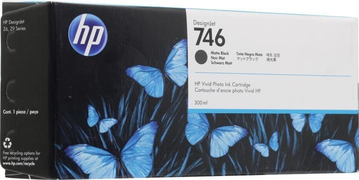 Картридж HP P2V83A (№746) Matte Black для HP DJ Z6/Z9