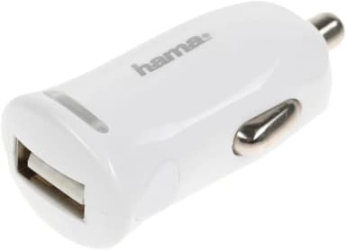Автомобильное зар./устр. Hama H-183266 2.4A USB для Apple белый (00183266)