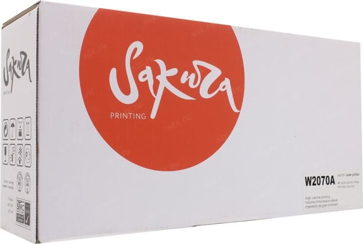Картридж SAKURA W2070A Black для HP Color Laser 150/MFP 178/179