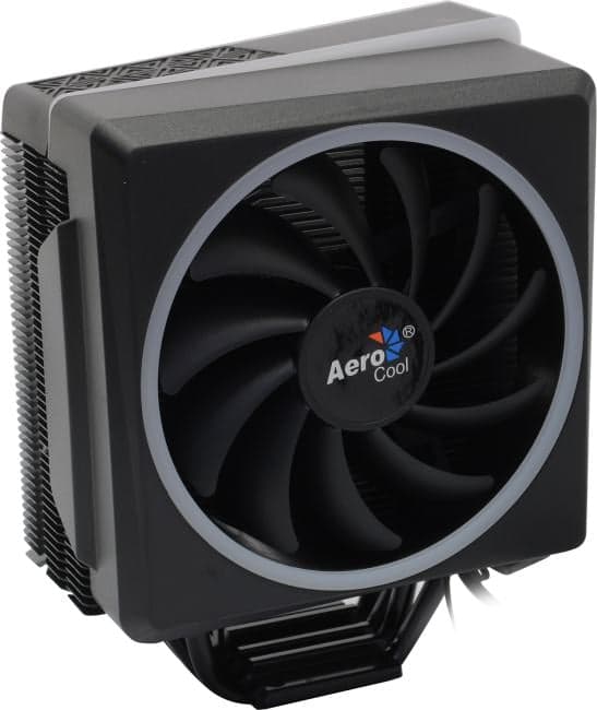 Aerocool Core Cylon 4 ARGB PWM 4P (4пин, 775/1155/2011/2066/AM4-FM1, 14-26дБ, 600-1800об/мин, Al+тепл.трубки)