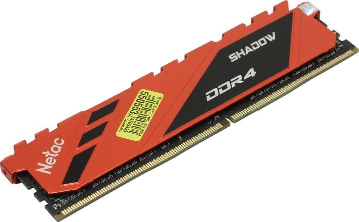 Netac Shadow <NTSDD4P26SP-16R> DDR4 DIMM 16Gb <PC4-21300> CL19