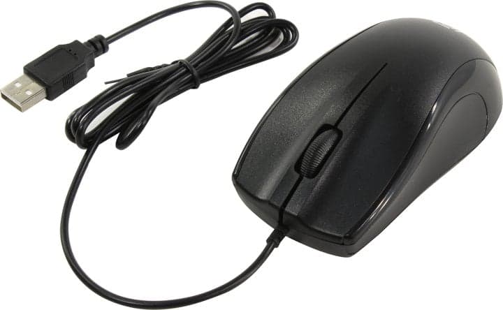 OKLICK Optical Mouse <185M> <Black> (RTL) USB 3btn+Roll <945606>