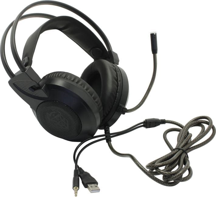 Наушники с микрофоном QUMO ODIN GHS0023 (шнур 2.2м)