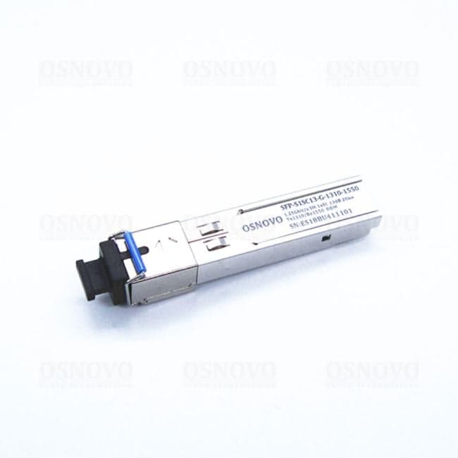 OSNOVO <SFP-S1SC13-G-1310-1550> Модуль SFP (Simplex SC, SM)