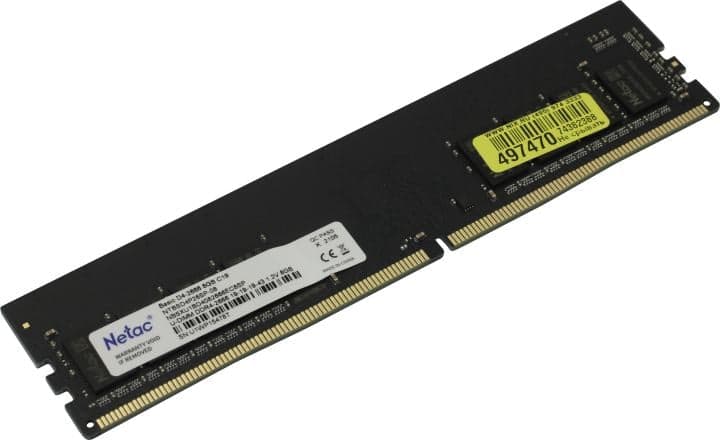 Netac Basic <NTBSD4P26SP-08> DDR4 DIMM 8Gb <PC4-21300>
