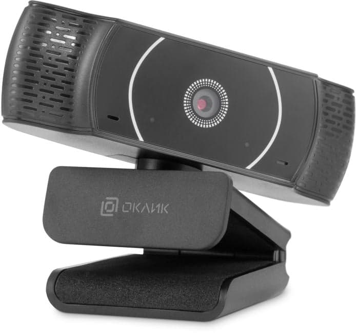 OKLICK <OK-C016HD Black> Web-Camera (USB2.0, 1280x720, микрофон) <1919817>