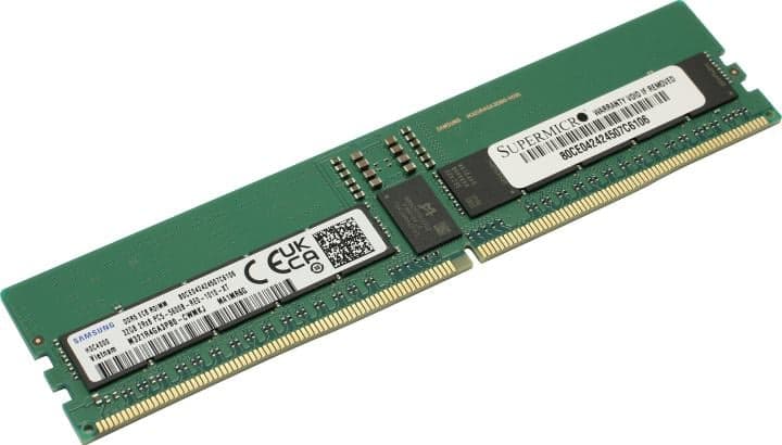 Supermicro <MEM-DR532MD-ER56> DDR5 RDIMM 32Gb <PC5-44800> ECC Registered
