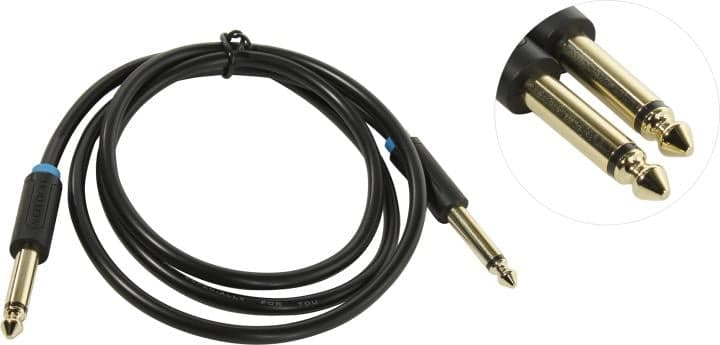 Vention <BAABF> Кабель Jack6.3-M --> Jack6.3-M 1м