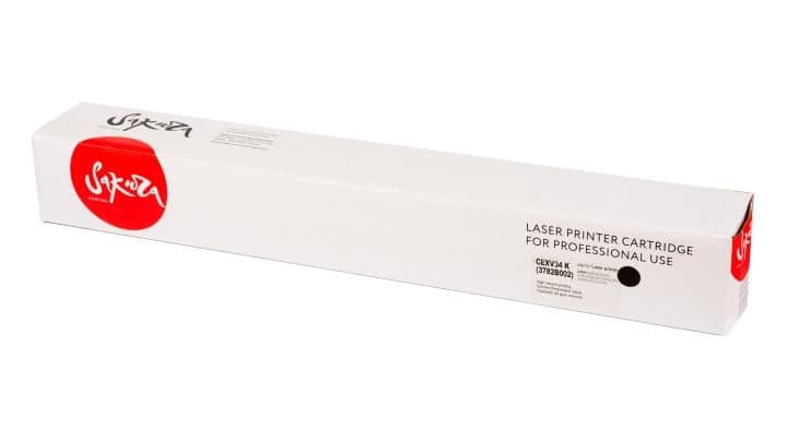 SACEXV34BK Тонер-туба SAKURA CEXV34BK (3782B002) для Canon iR черный, 23 000 к.