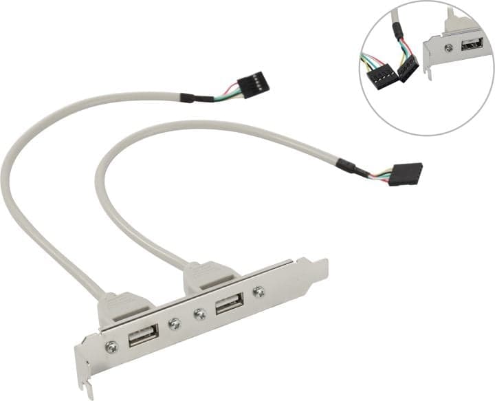 KS-is <KS-565> Планка портов в корпус 2xUSB 2.0
