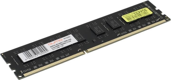 Оперативная память Qumo, DDR3, 8GB, (1x8GB,), UDIMM, 1600MHz, CL11