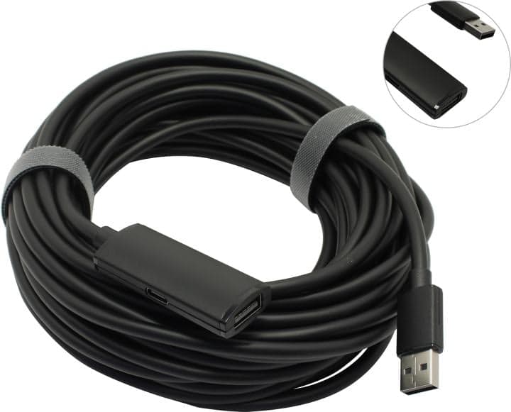 Vention <CBKBL> Кабель удлинительный активный USB 2.0 A-->A 10м