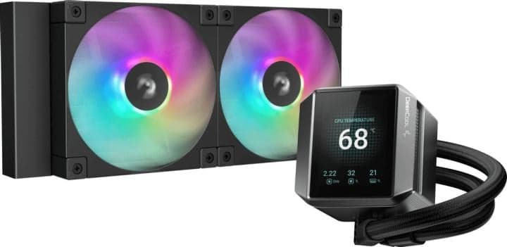 Deepcool <R-LX550-BKADSNC-G-1> MYSTIQUE 240 ARGB вод.охл(4пин,115x/1200/1700/AM4/AM5,38.71дБ,600-2400об/мин)