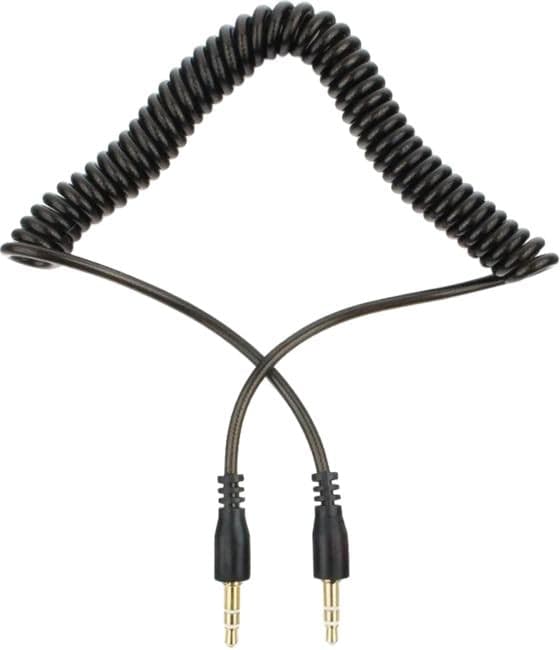 CCA-405-6 Кабель аудио спиральный Cablexpert CCA-405-6, Jack 3.5(M)/Jack 3.5(M), 3pin, 1.8 м, черный, пакет