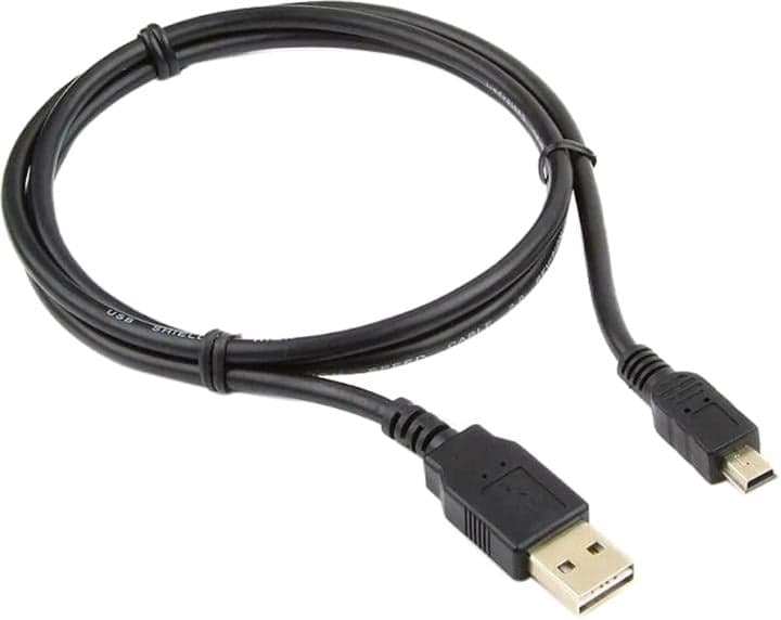 CC-5PUSB2D-1M Кабель USB2.0 Cablexpert CC-5PUSB2D-1M, AM-двухсторонний/MiniUSB, медь, экран, Pro, 1м, черн, пакет
