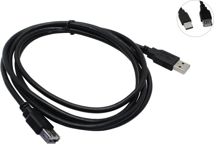 Defender <87456> Кабель удлинительный USB 2.0 A-->A 1.8м