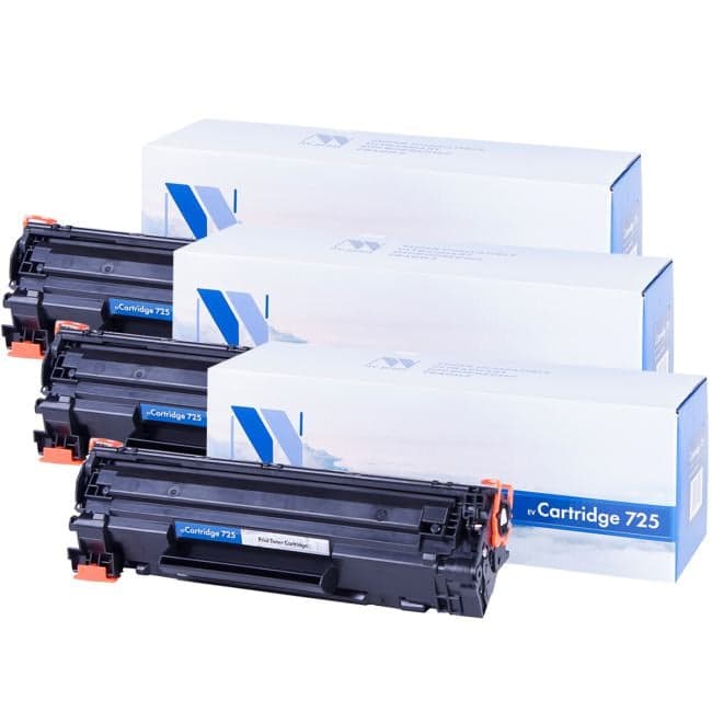 К-дж NVP совместимый NV-725-SET3 для Canon i-Sensys 6000/ 6000B/ 6020/ 6020B/ 6030 / 6030B/ 6030w (1600k) (3 шт)