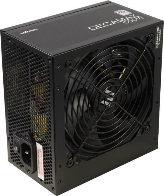 Блок питания Zalman Decamax ZM600-LX3 600W (220В/5А) ATX (24+2x4+2x6/8пин)