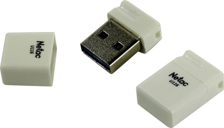 Netac <NT03U116N-032G-30WH> USB3.0 Flash Drive 32Gb (RTL)