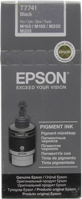Чернила Epson T7741 Black для EPS M100/105/200
