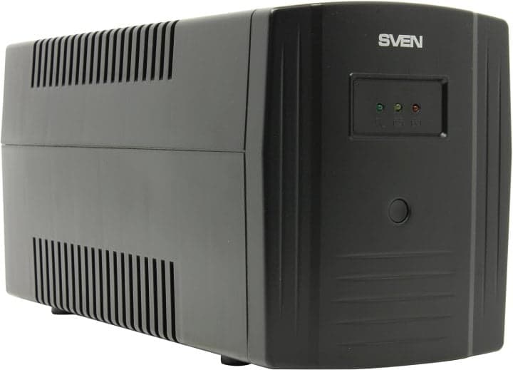 UPS 1000VA SVEN <Pro 1000 Black> USB, защита RJ45