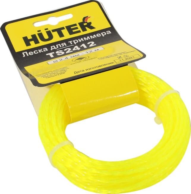 Huter <TS2412> Леска для триммеров (d=2.4мм, 12м)