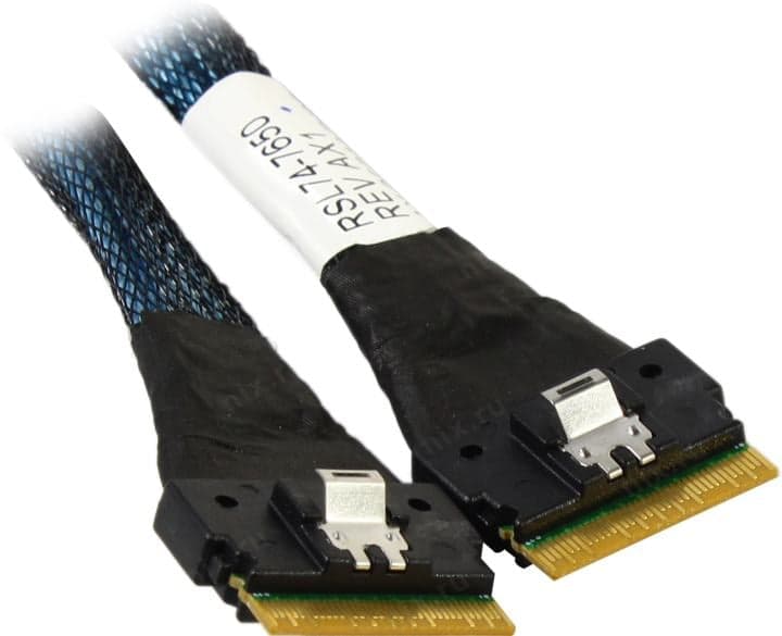 Amphenol <RSL74-7650> Кабель SFF-8654 (x8)<->SFF-8654 (x8)