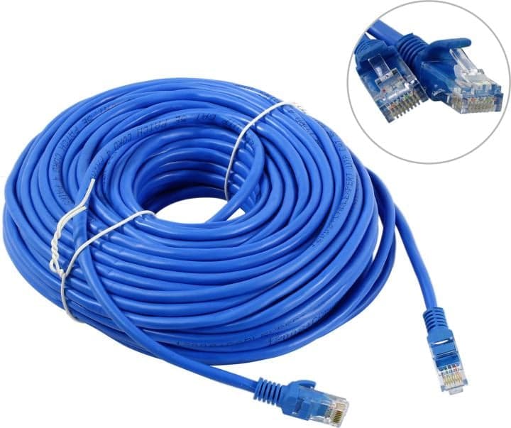 Cablexpert <PP12-30M/B> Patch Cord UTP кат.5e, 30м, синий