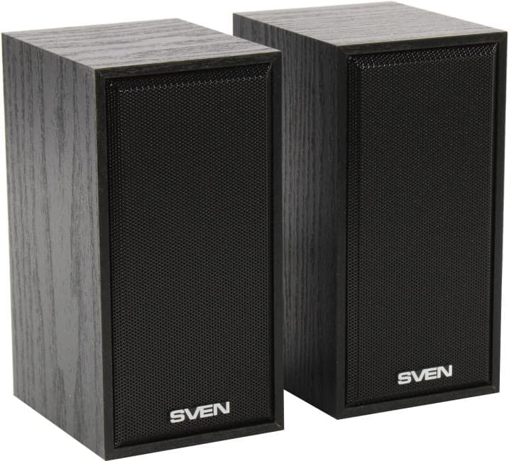Колонки SVEN SPS-509 Black (2x3W, дерево, питание от USB)