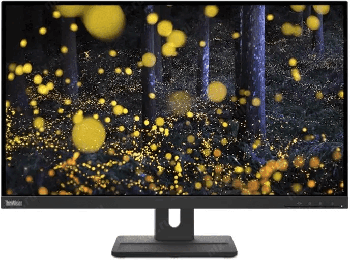 62D0GAT1UK Монитор Lenovo 27" ThinkVision E27q-20 черный IPS LED 4ms 16:9 HDMI M/M матовая HAS Piv 1000:1 350cd 178гр/1