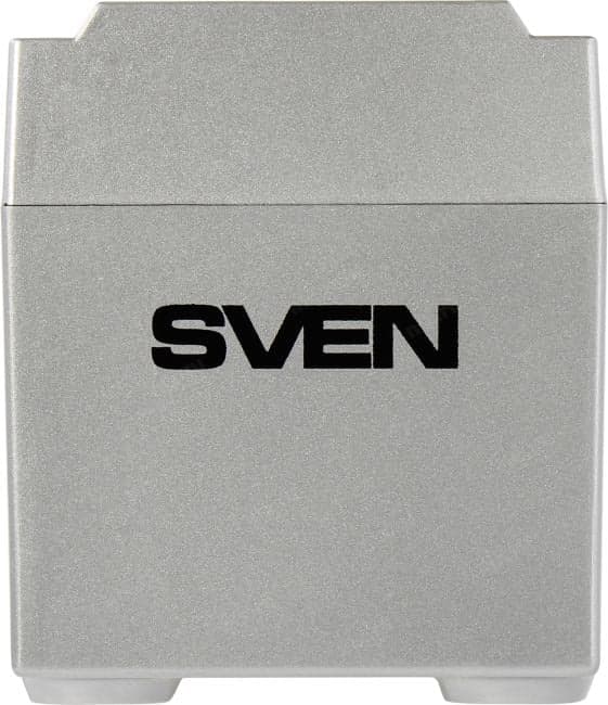 Стабилизатор SVEN <VR-F1000 Silver> (вх.180-285V, вых.230V, 320W, 2 розетки Euro со стабилизацией+2 без стаб.)
