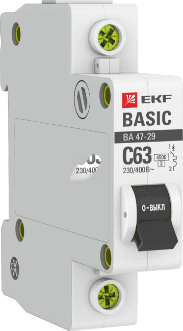EKF <mcb4729-1-40C> Автоматический выключатель (1P, 40A)
