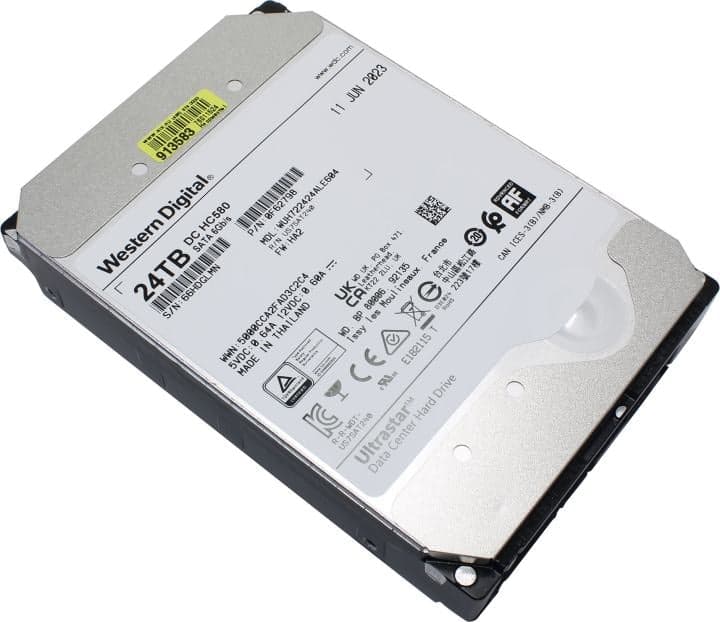 HDD 24 Tb SATA 6Gb/s Western Digital DC HC580 <WUH722424ALE604>