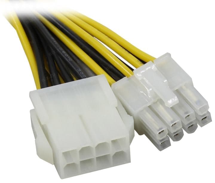 Espada <E8pinEXTCabMb50> Кабель удлинительный питания 8 pin для мат. платы 50см