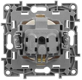 Legrand 672322 Розетка 2К+З шт СЛНК ETIKA