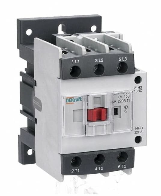 Контактор DEKraft 22128DEK 40А 220В АС3 1НО+1НЗ