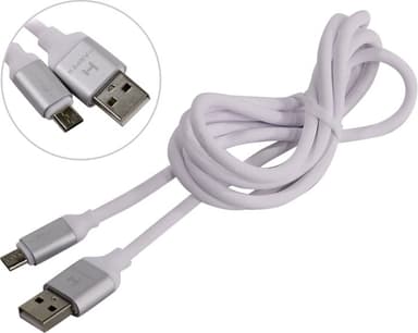 HARPER <SCH-330 White> Кабель USB AM-->micro-B 1м