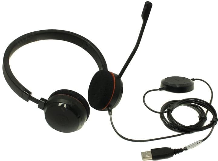 Наушники с микрофоном Jabra EVOLVE 20 Stereo MS (USB, с регулятором громкости) <4999-823-109/189CN>