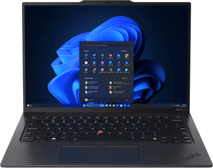 21KDS3WA00 14" IPS WUXGA LENOVO ThinkPad X1 Carbon Gen 12 black (Ultra 7 155U/16Gb/512Gb SSD/VGA int/FP/W11Pro)