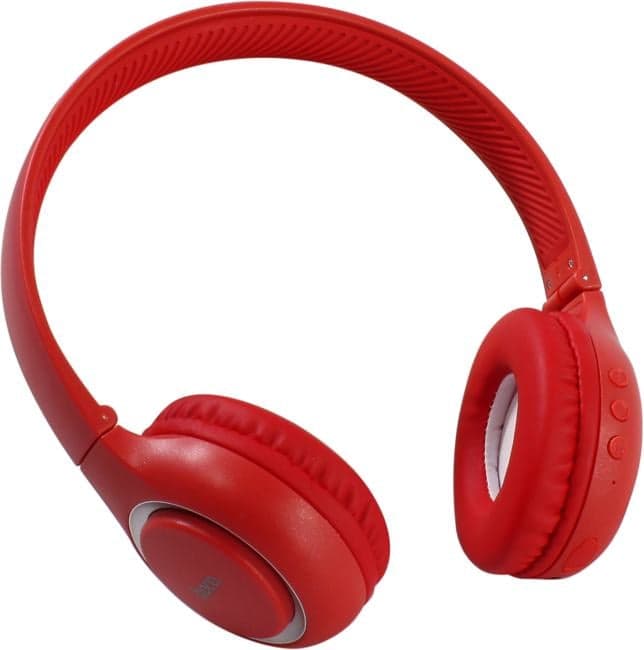 Наушники с микрофоном Hoco <W41 Charm BT Red> (Bluetooth 5.3, microSD, регул.громкости)