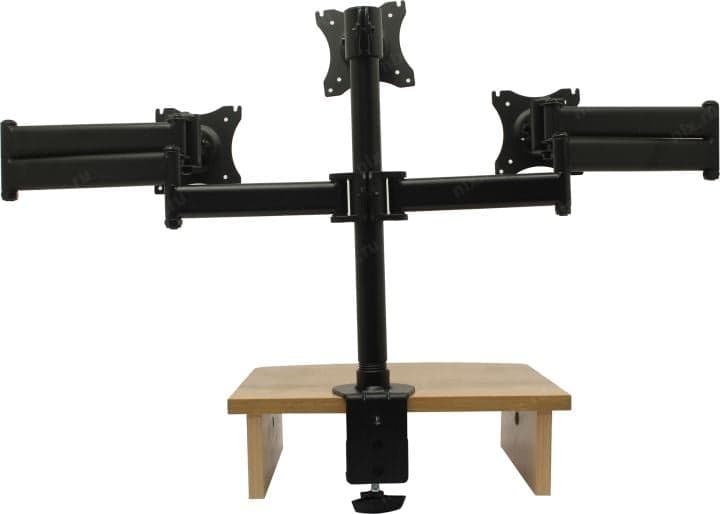 ArmMedia <LCD-T15> настольный кронштейн для 3-х мониторов (VESA75/100, 3x10кг)
