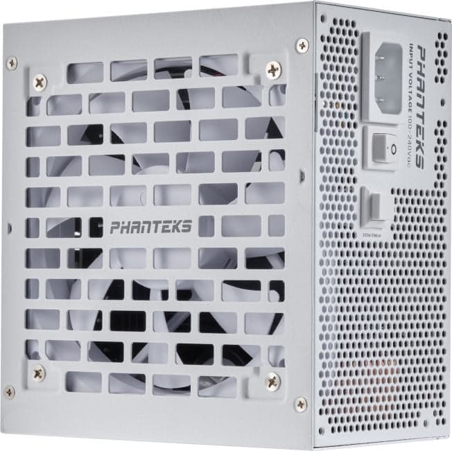PHANTEKS AMP GH 850W PH-P850GH_WT01 (80 Plus Gold, ATX 3.1, PCIe 5.0, APFC, 120mm Fan, Fully Modular, White)