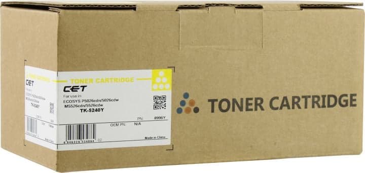 Картридж CET <8996Y> TK-5240Y Yellow для Kyocera Ecosys M5526cdn/M5526cdw/P5026cdn