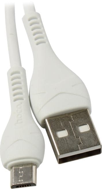 Hoco <X37 USB-->micro-B 1M White> Кабель USB 2.0 AM-->micro-B 1м