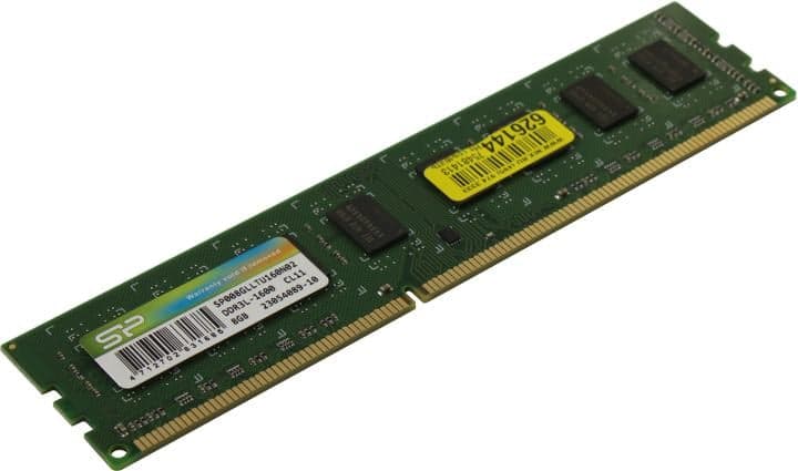 Silicon Power <SP008GLLTU160N02> DDR3 DIMM 8Gb <PC3-12800>