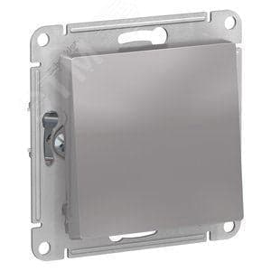 Schneider Electric AtlasDesign <ATN000361> Выключатель (1клав.,внут., без рамки, алюминий)