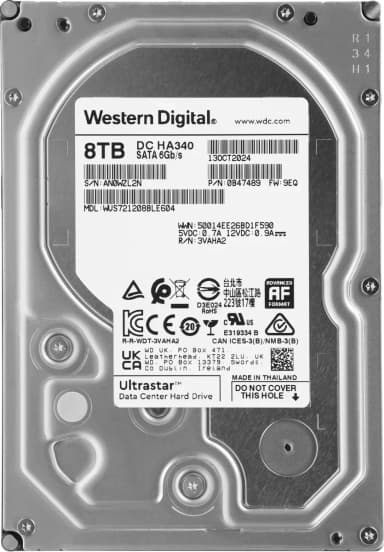 8 Tb HDD SATA 6Gb/s Western Digital Ultrastar DC HA340 <WUS721208BLE604> 3.5"