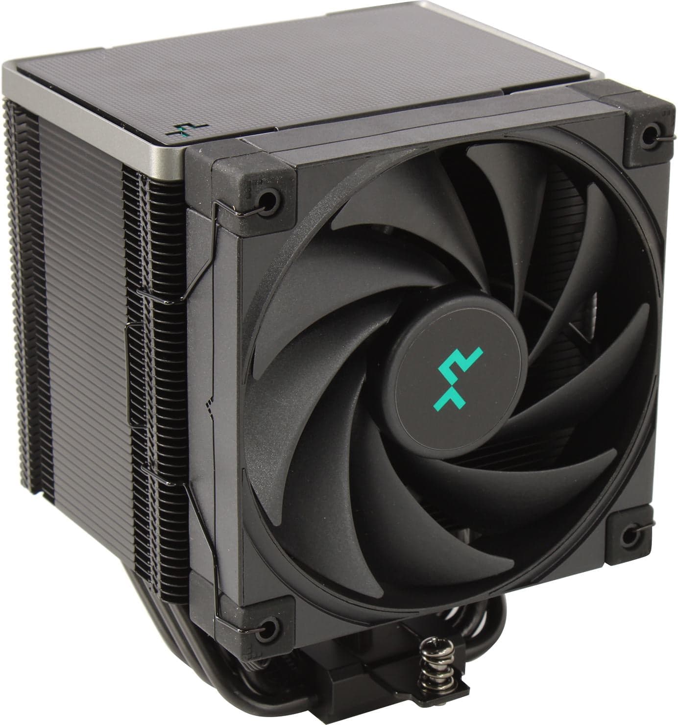 Deepcool <R-AK500-BKNNMT-G-1> AK500 ZERO DARK(4пин,115x/1200/1700/2011/AM4/AM5,28дБ,500-1850об/мин,Al+Cu+теп.тр)