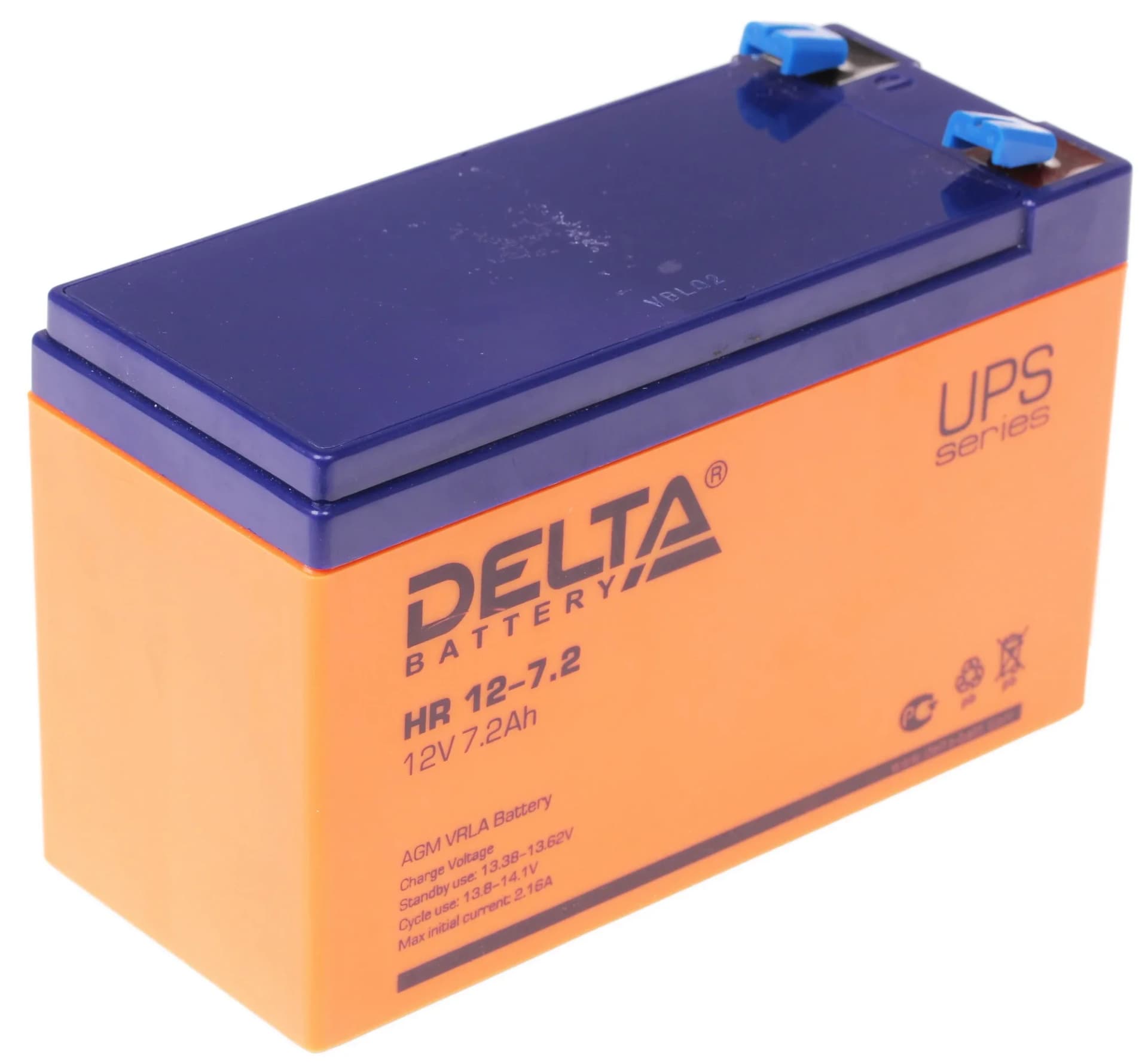 Delta HR12-7.2 (12V, 7.2Ah) для UPS
